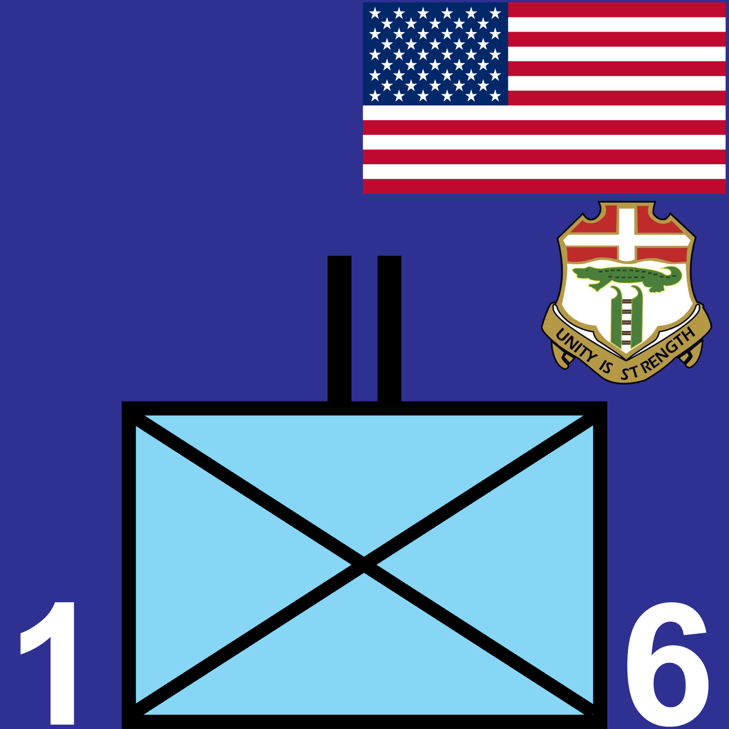 1st Battalion, 6th Infantry Regiment icon